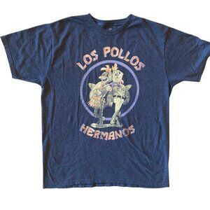Men's Breaking Bad LOS POLLOS HERMANOS Graphic Tee T-Shirt Size XL